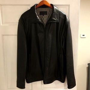 Men’s Black Leather Jacket
